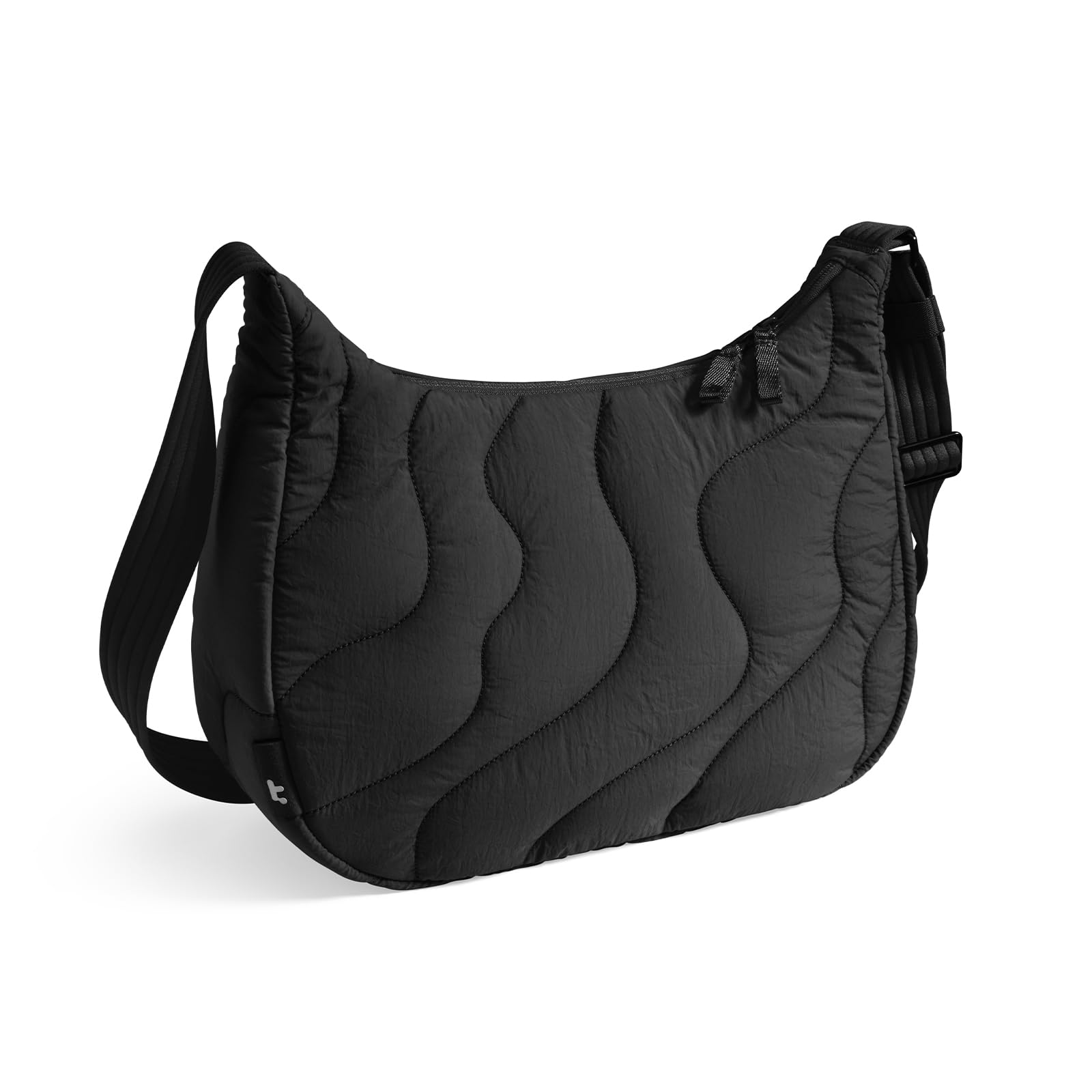 [tomtoc] ショルダーバッグ レディース 大容量 9L 軽量 ラウンドショルダーバッグ 11インチ iPad Pro M5 2025 iPad Air対応 三日月型 斜めがけ クロスボディバッグ