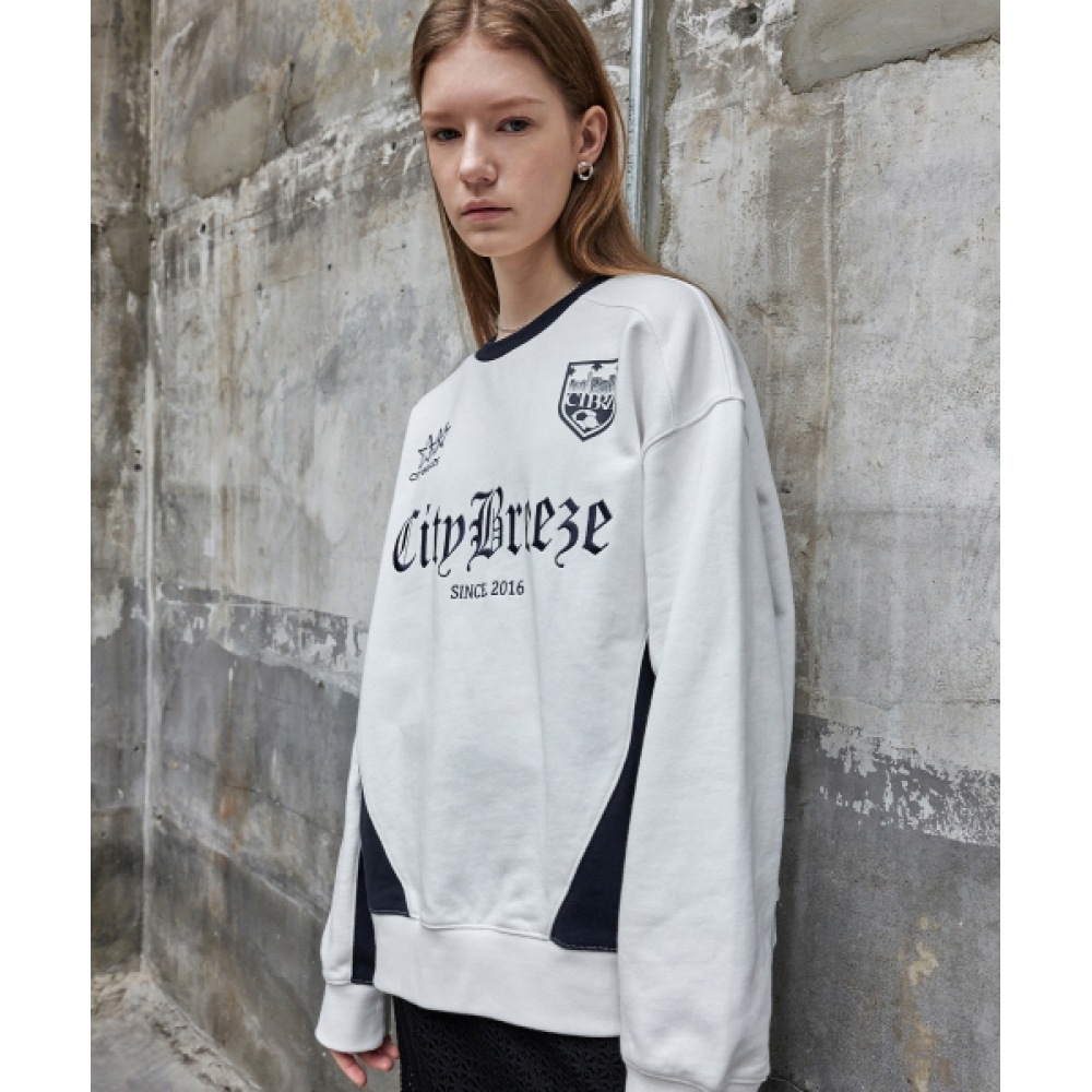 CITY BREEZE ユニフォームスウェットシャツ_オフホワイト