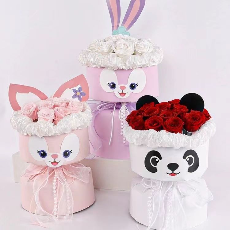 バラシミュレーション永生花束誕生日プレゼント石鹸花漫画六一子供の日プレゼント親友 8,052円