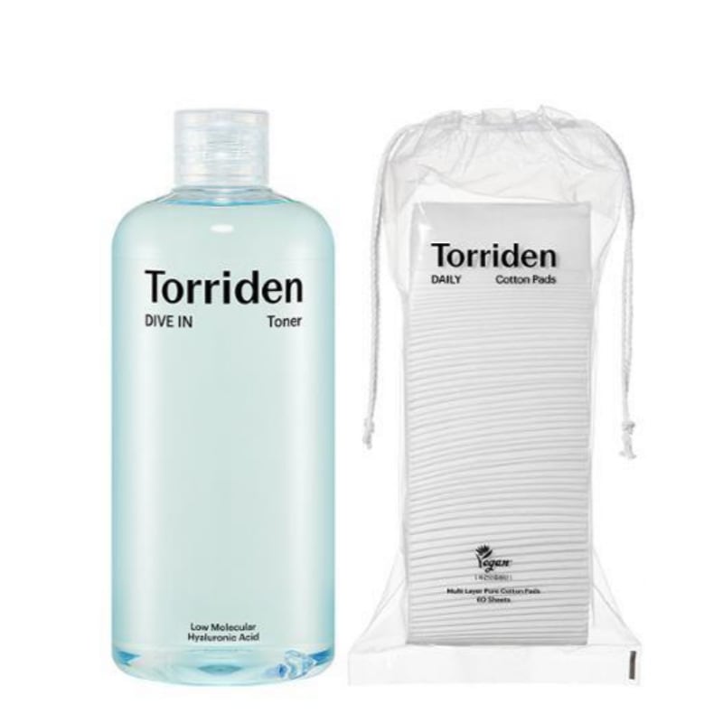 ダイブイン 低分子ヒアルロン酸トナー 500ml 企画（+化粧用コットン60枚入り）