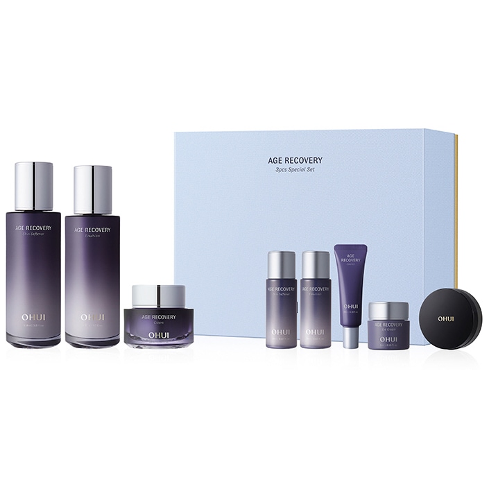 エイジ リカバリー 3種企画セット/化粧水+乳液+クリーム+サンプル5点付き