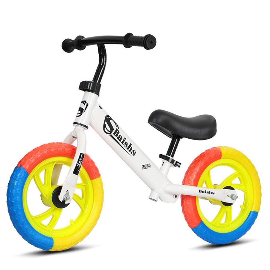 自転車 キックバイク 子供用 高さ調整可 超軽量マグネシウム合金製 ノーパンクタイヤ 組み立て簡単 トレーニングバイク