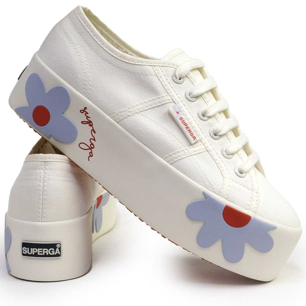 厚底スニーカー レディース 2790 RUBBER DAISIES 5138IW 花柄 厚底ソール