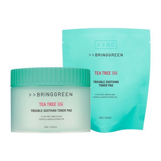 ティーツリーシカトラブルスージングトナーパッド 90枚＋90枚リフィルセット