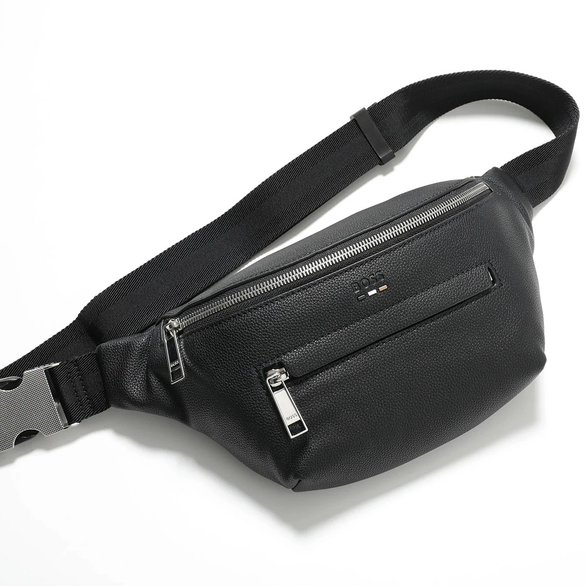 HUGO BOSS ヒューゴボス ボディバッグ RAY_BELTBAG レイ 50523434 メンズ ベルトバッグ フェイクレザー ロゴ 鞄 001
