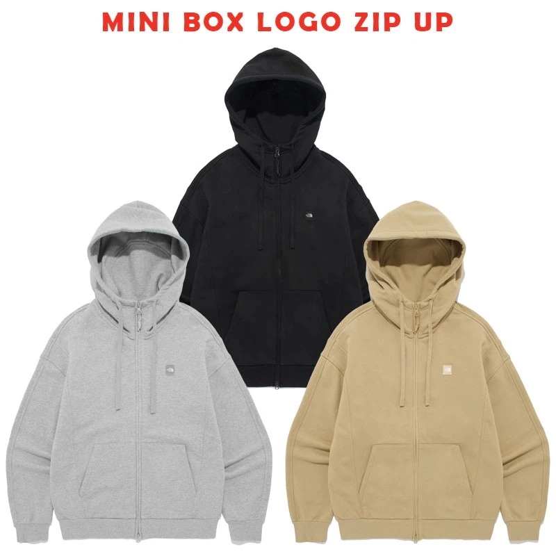 韓国正規品保証 関税負担なし 正規品 NJ5JQ50J MINI BOX LOGO ZIP UP デイリー 基本 着装 男子 女子 人気