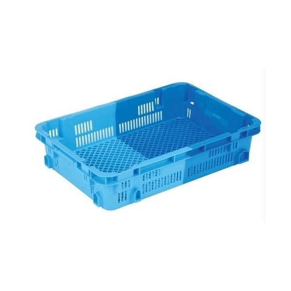 5個セット 業務用コンテナボックス/食品用コンテナー NF-M27 ダークブルー/ブルー 材質：PP