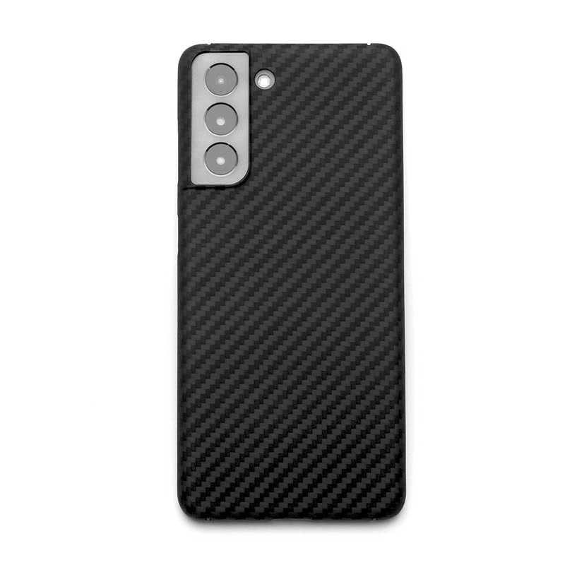 DEFF　Ultra Slim & Light Case DURO for Galaxy S21 【アラミド繊維ケース】 ブラック　DCSGS21KVMBK