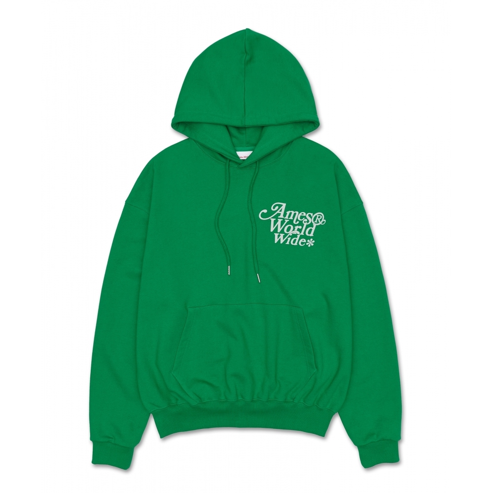 エイムズワールドワイドシグネチャーロゴパーカーグリーン