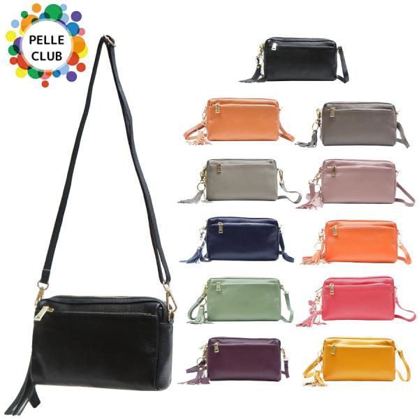 スクエアドムショルダー レディース ペレクラブ 斜めがけ バッグ 使いやすい かばん 鞄 カバン おしゃれ 大人 母の日 敬老の日 PELLE CLUB ギフト