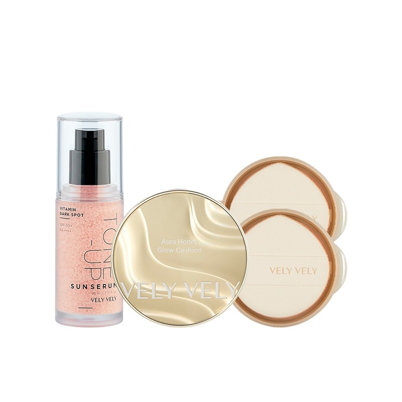 [リニューアル]ブリブリアウラハニークッションSPF50 PA+++本品15g+詰め替え2個+トーンアップサンセラム 10,044円