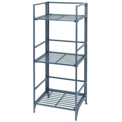 村田屋産業 アイアンラック 3段 Gray 7170