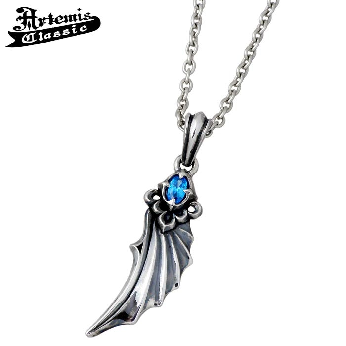 アルテミスクラシック Artemis Classic デビル ウィング シルバー ペンダントトップ アクセサリー メンズ ブルーキュービック ACP0289