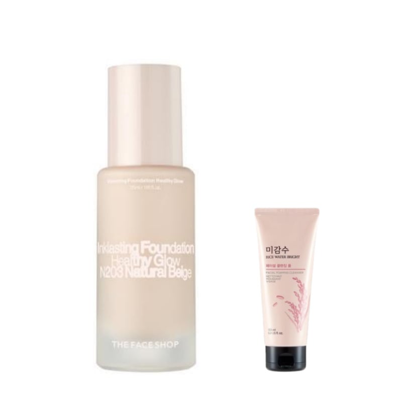 インクラスティング ファンデーションslim fit new 35ml+未監修 ブライト クレンジングフォーム150ml
