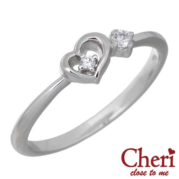 シェリ クロストゥーミー Cheri ハート CZ シルバー リング 指輪
