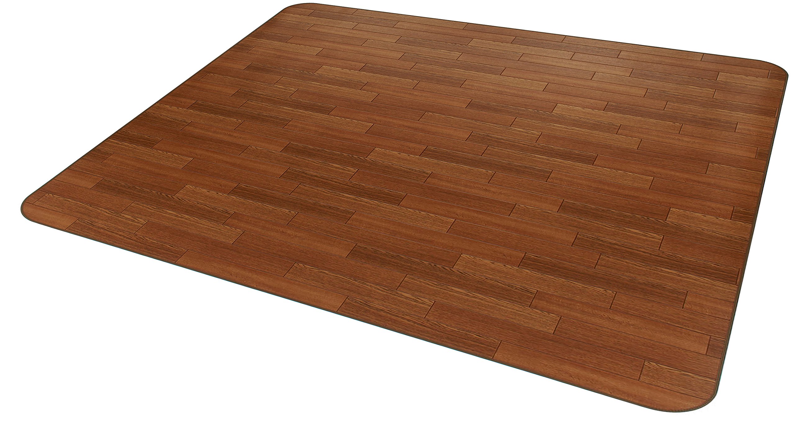 汚れてもサッと拭ける 安心の日本製 大事な床の保護 アキレス 木目調ラグマット ブラウン 200cm RG-99220