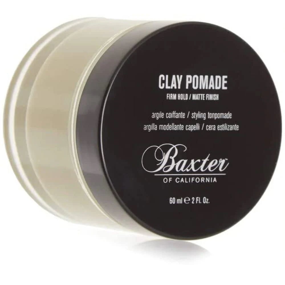 Baxter of California Clay Pomadeパーマホールド/マット仕上げの男性用ヘアポマードストレートヘアやウェーブヘアのテクスチャーに最適 - 2オンス