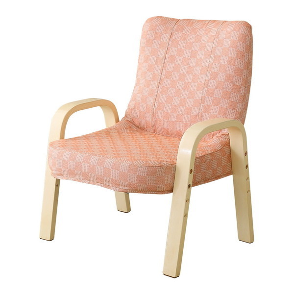 ホームテイスト SKZ 小柄な方にもぴったり! 腰掛高座椅子 棗 ピンク メーカー直送