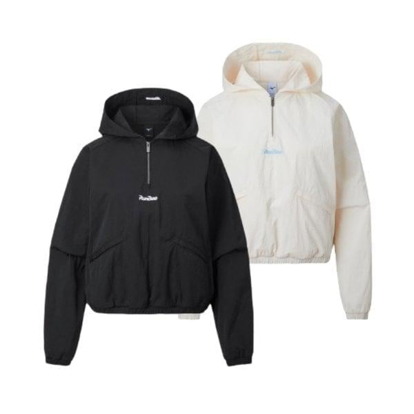 24AW 女性 ウーブン クロップ アノラック 32YE475009 カジュアル デイリー ウインドブレーカー 32YE475048 2C