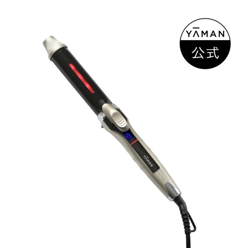 【うるつや美髪カールアイロン】ヘアアイロン スムースアイロンフォトイオン カール 32mm ヘアケア 保水ヘアアイロン カールアイロン ヴェール髪 海外対応 スタイリング YJHB1N