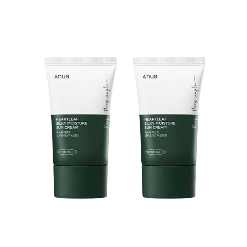 ドクダミ シルキー モイスチャー 日焼け止め 50ml + 50ml