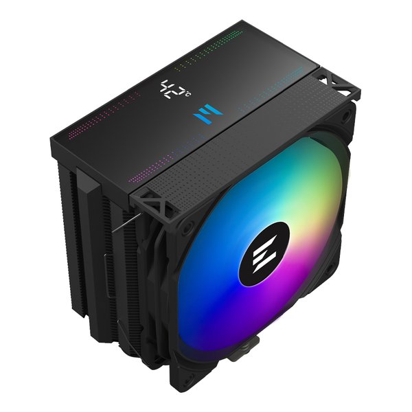 空冷CPUクーラー シングルタワー型/CPU温度表示ディスプレイ搭載/ブラック CNPS13X DS BLACK