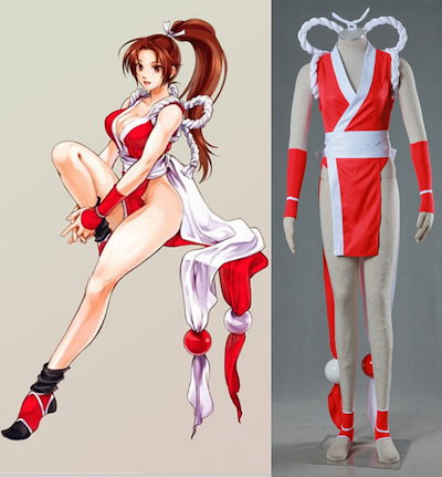 Qoo10] KOF 不知火舞風 コスプレ衣装 アニメ : ホビー・コスプレ