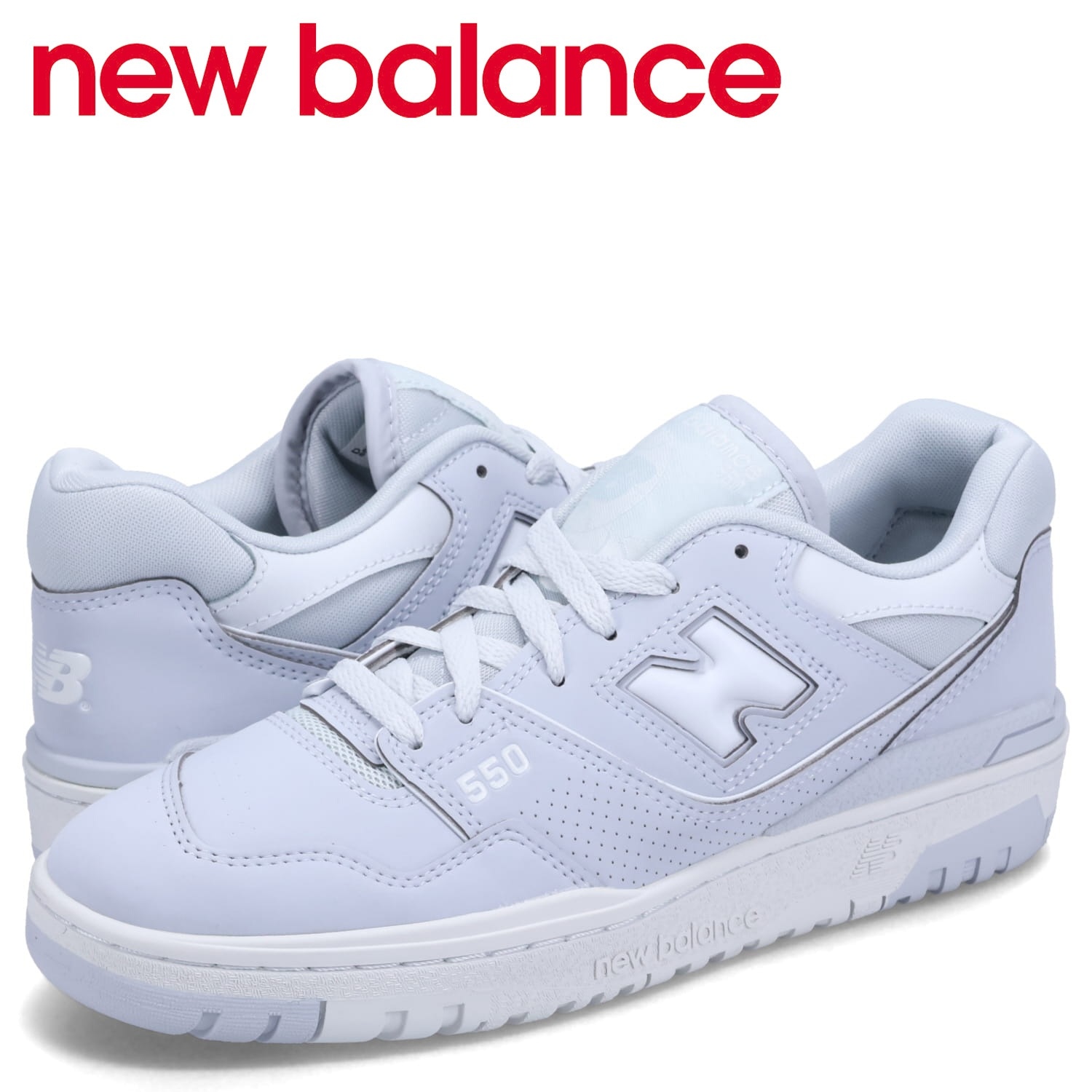 550 スニーカー メンズ Dワイズ グレー BB550HSB