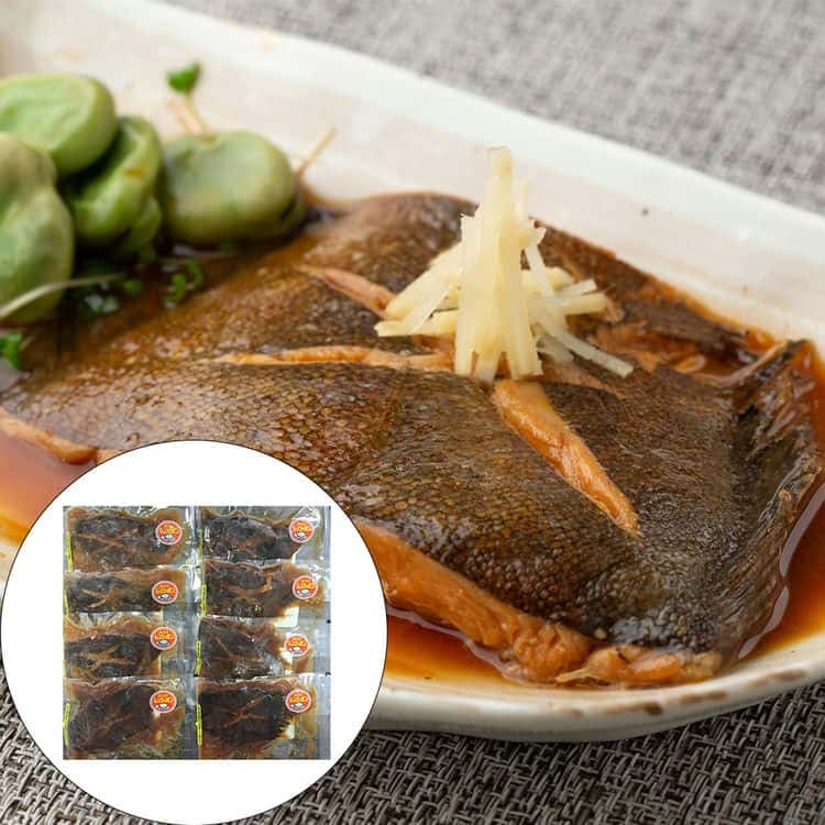 北海道 小樽産 かれいの煮つけ Cセット (130g8個) 離島は配送不可 80279 お歳暮 お中元 お土産 ご進物 ギフト 贈り物に最適