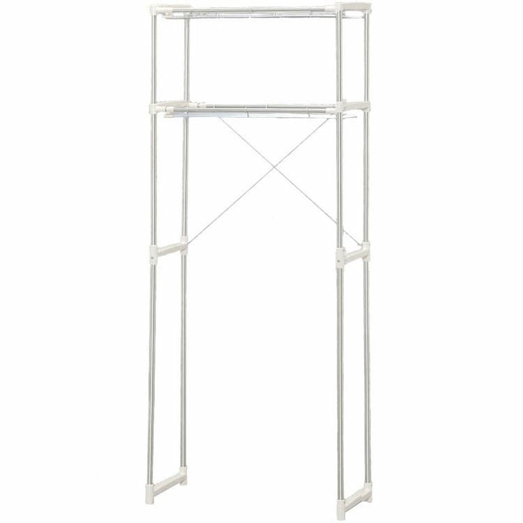 【公式】 ランドリーラック ステンレス おしゃれ 縦型 スリム ステンレス SLR-160 ベージュ 洗濯機収納 脱衣所 洗面所 洗濯機ラック ラック ランドリー収納 棚 洗面所 メガ割