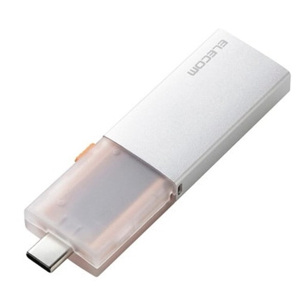 ESD-EWC0250GSV シルバー SSD 外付け 250GB USB3.2Gen2 読込最大1000MB/秒 USBメモリ型 スライド式 高速 耐衝撃 Type-C/USB-A 両対応