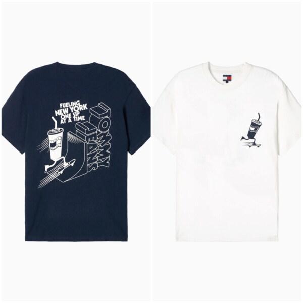 男性バックグラフィックTシャツ T32F6TTO20TMT1 TOMMY JEANS