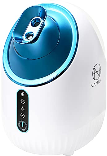 (ナノア)NANOA フェイススチーマー 皮膚科医が大注目の 濃密ナノミスト 温冷 スチーマー 美容 保湿 水道水OK たっぷりタンク 毛穴ケア 美容家電