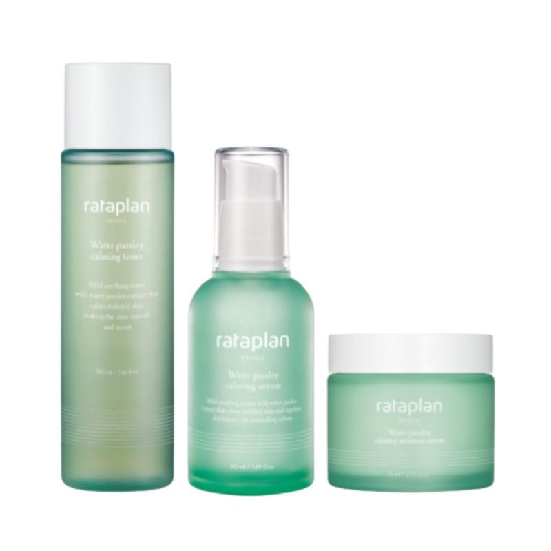 セリ鎮静ベーシックルーチンセット3種(トナーセラム水分クリーム)/韓国基礎化粧品スキンケアセットパクウンビン