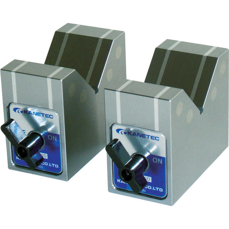 カネテック　マグネットVブロック　KMV80D (1組2個)