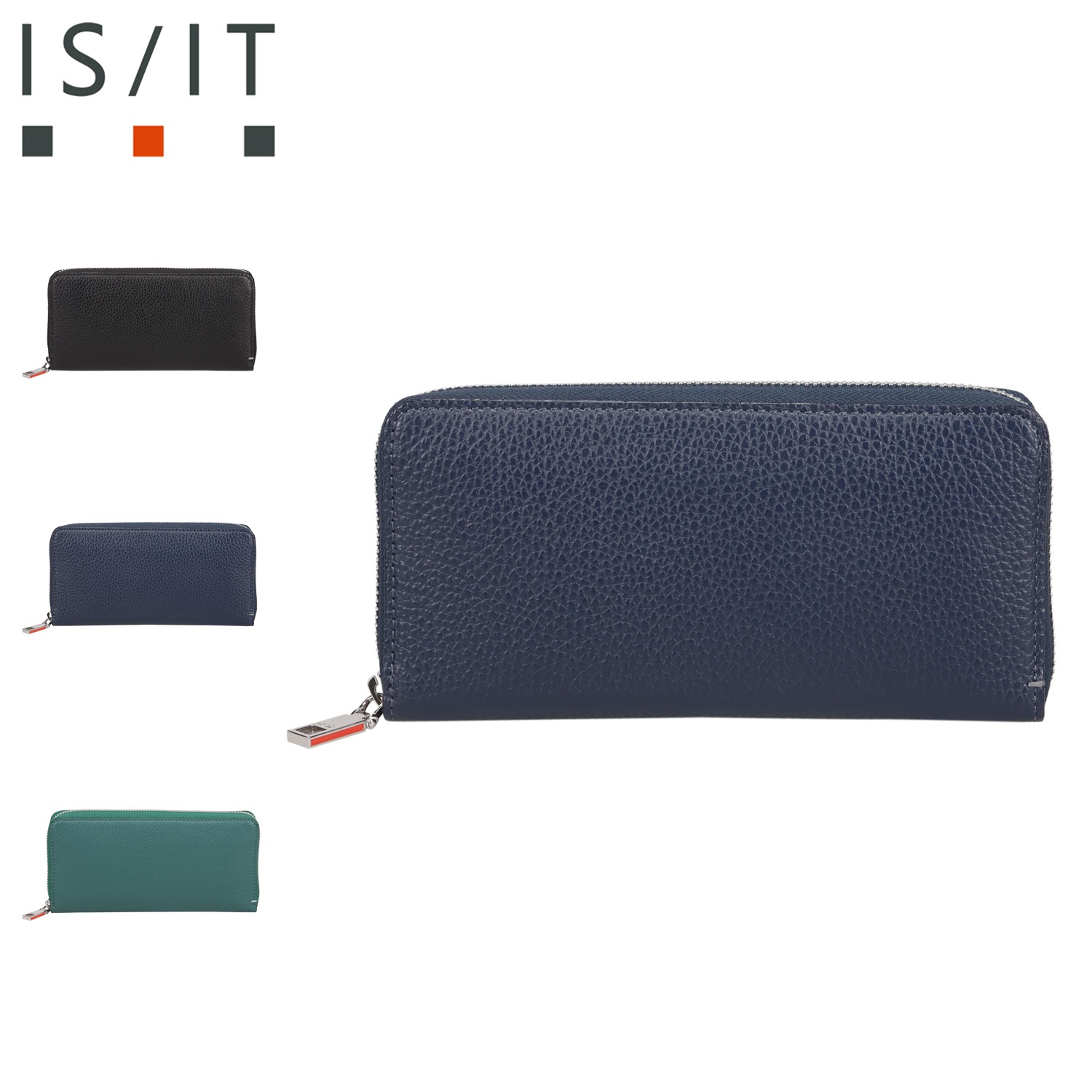 財布 長財布 コクーン メンズ レディース ラウンドファスナー 牛革 本革 軽量 947606