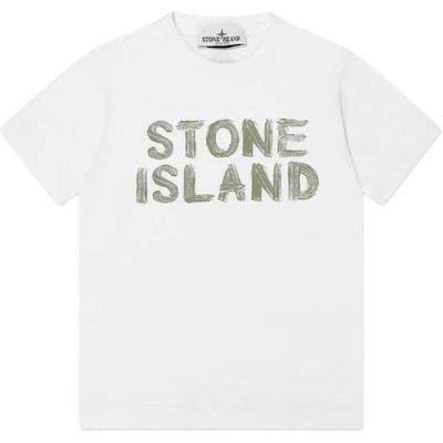 [カード決済で10%オフ] STONE ISLAND KIDS 半袖Tシャツ K1S162100010 S0125 V0001 (大人用としても着用可能)
