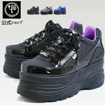 【公式】 ヨースケ 厚底 スニーカー メンズ 9.0cm 厚底フラット