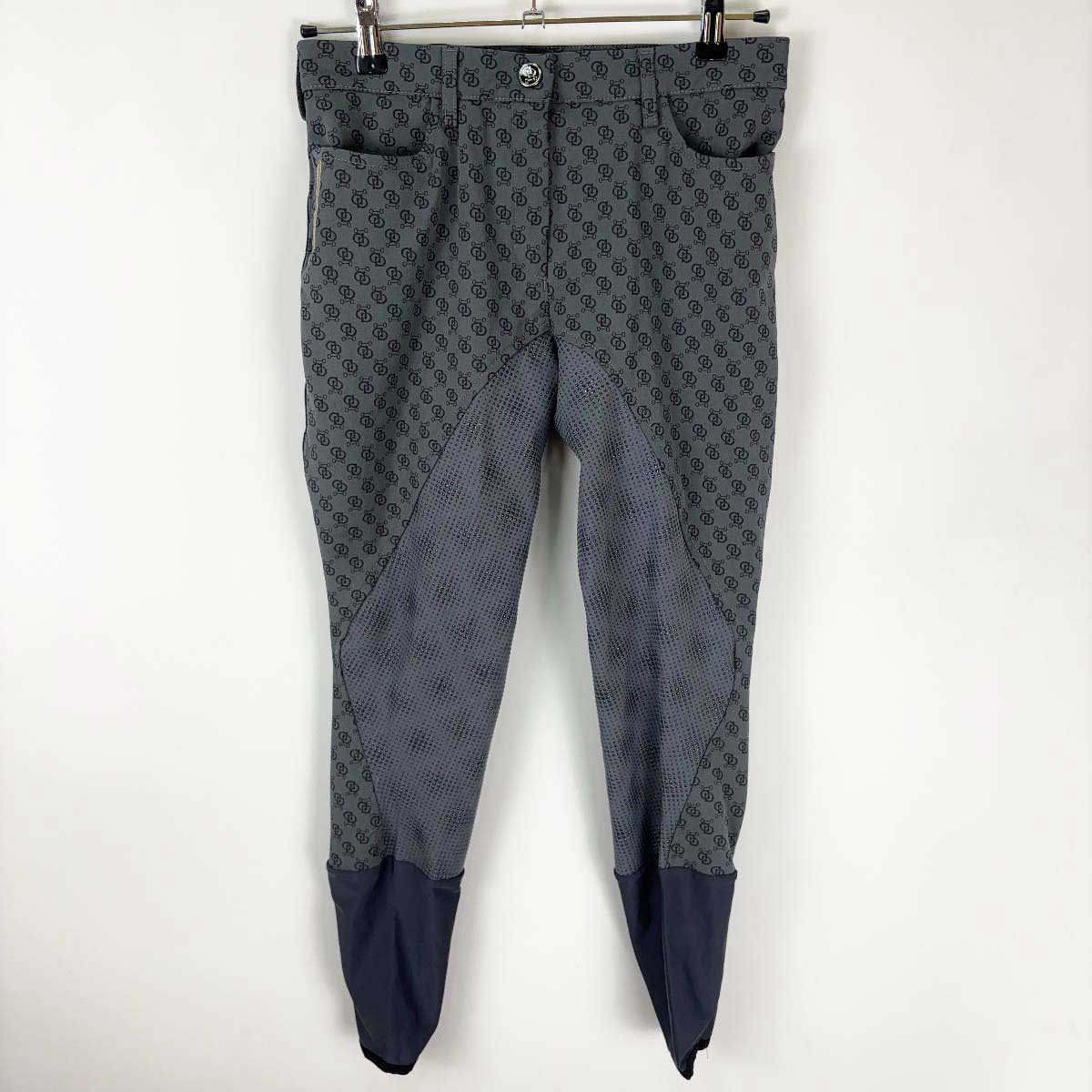 【中古・未使用品】Accademia Italiana アカデミアイタリアーナ LOGO ロゴ パワーグリップ キュロット 42 グレー レディース 乗馬 馬術 18,200円