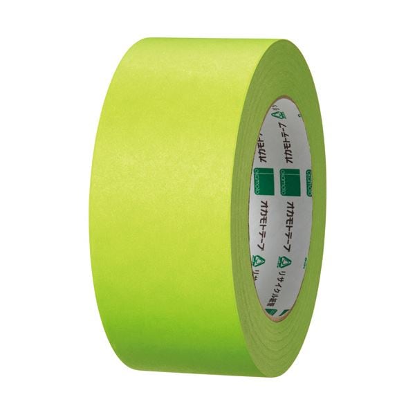 （まとめ）クラフトテープ 環境思い カラーNo.224WC 50mmx50mライトグリーン[x10]
