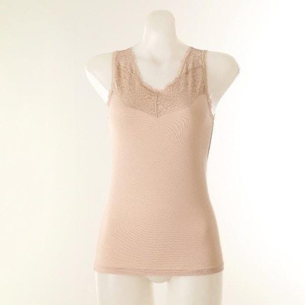 VLG5063R_女性用モーダルカシミアノースリーブランニング