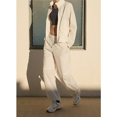 女性ストレッチウーブンルーズフィットパンツ（QR122OPT22）