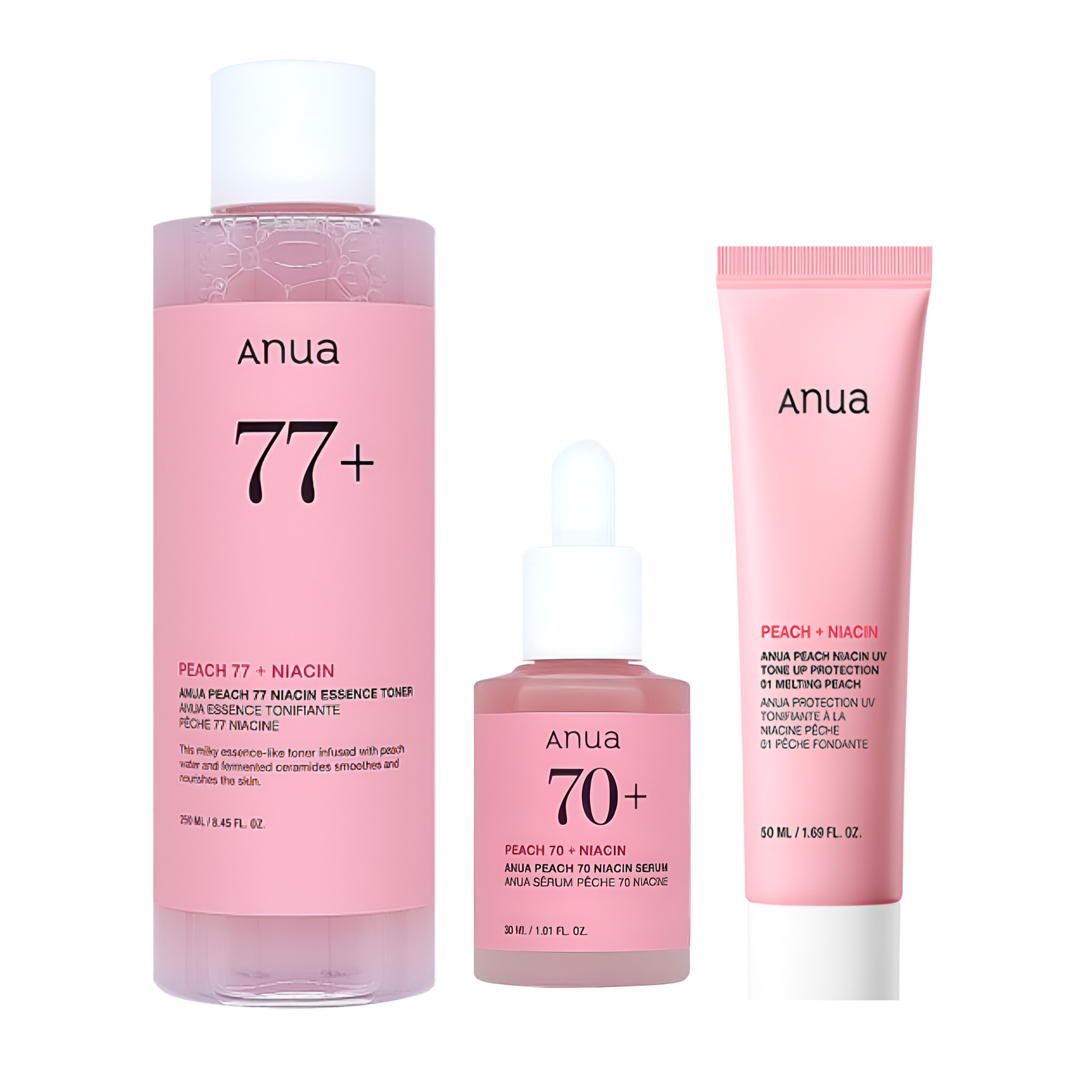 桃70ナイアシンセラム 30ml1個 +桃77％ナイアシンエッセンストナー, 250ml,選択 桃 ナイアシン UV トーンアップ プロテクション 50ml 8,430円