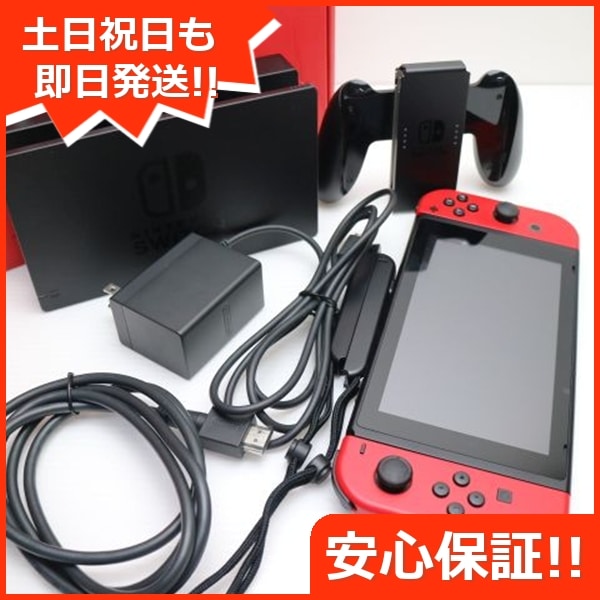 美品 Nintendo Switch ネオンレッドネオンレッド 47