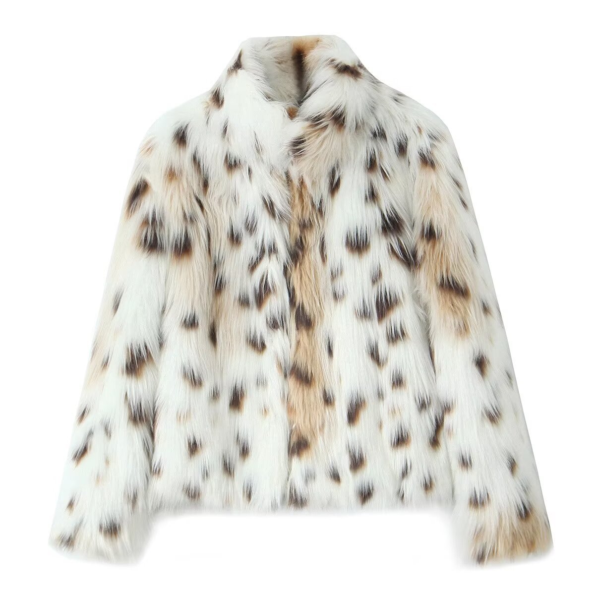 ホット販売 2025 秋冬新しいヨーロッパとアメリカンスタイルファッショナブルなフェイクファー効果ショートジャケットレディーストップストレンディ