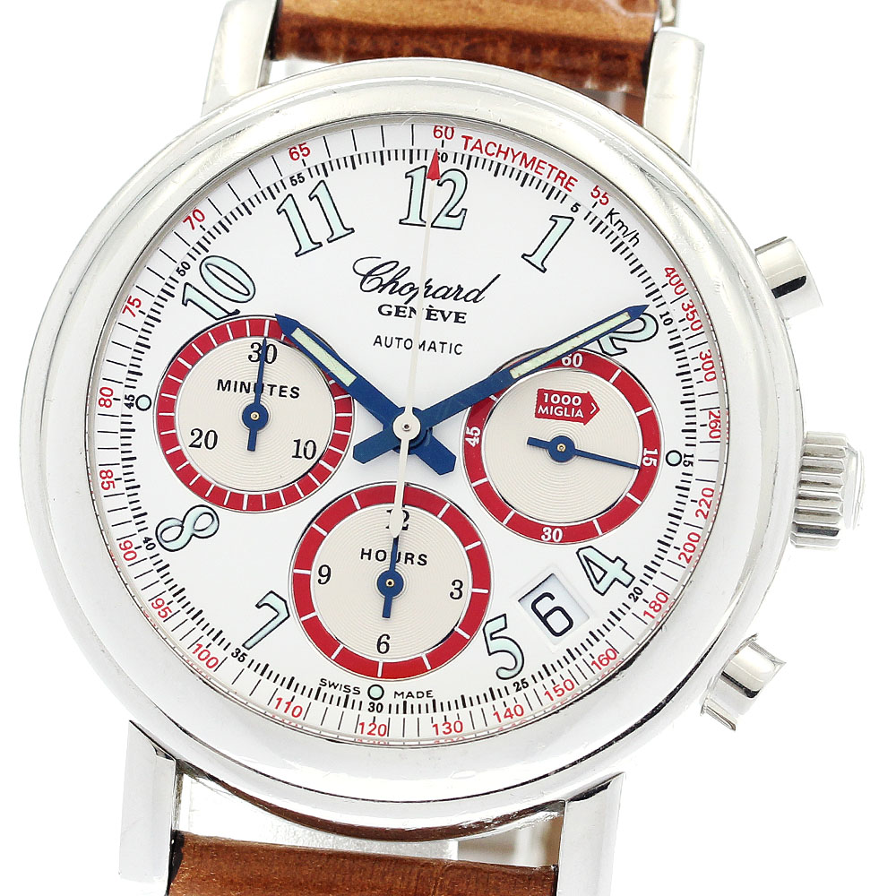 ショパール Chopard 8316 ミッレミリア デイト クロノグラフ 自動巻き メンズ 箱付き_905744【中古】