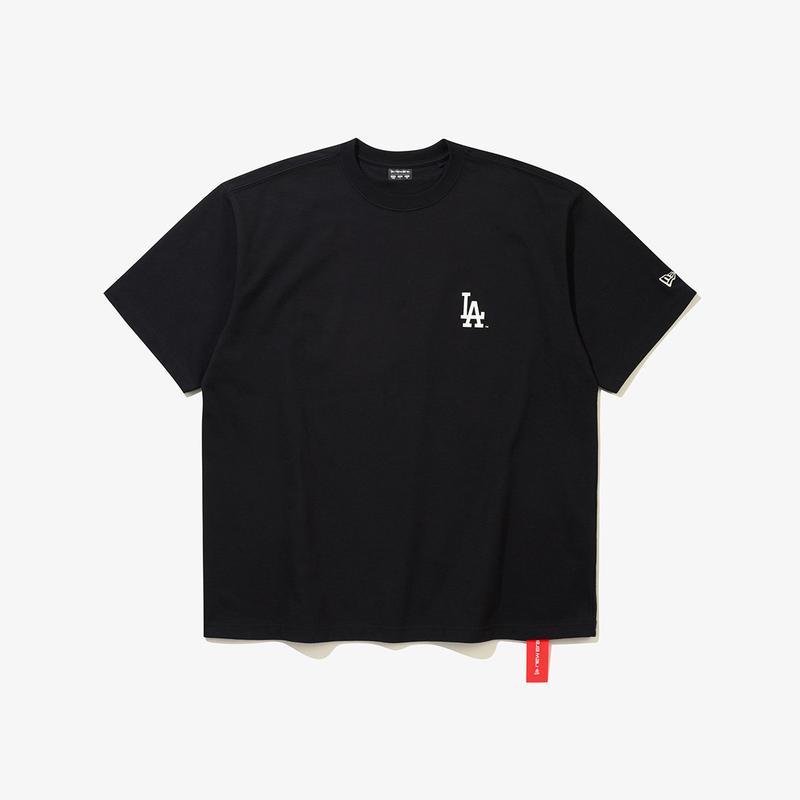 MLB LAドジャース チーム フラッグ Tシャツ ブラック 15147514