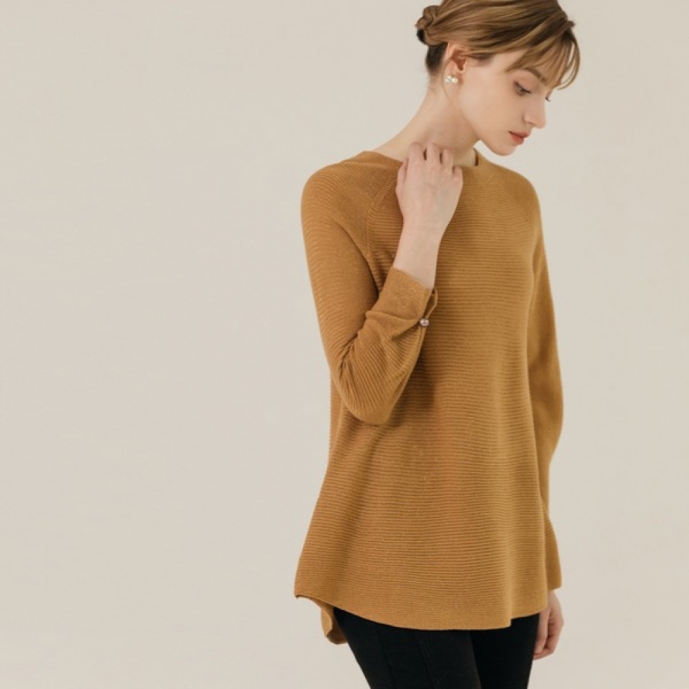 【マックスカルティッジョ】メタルボタンピンタックスリーブパルサニット