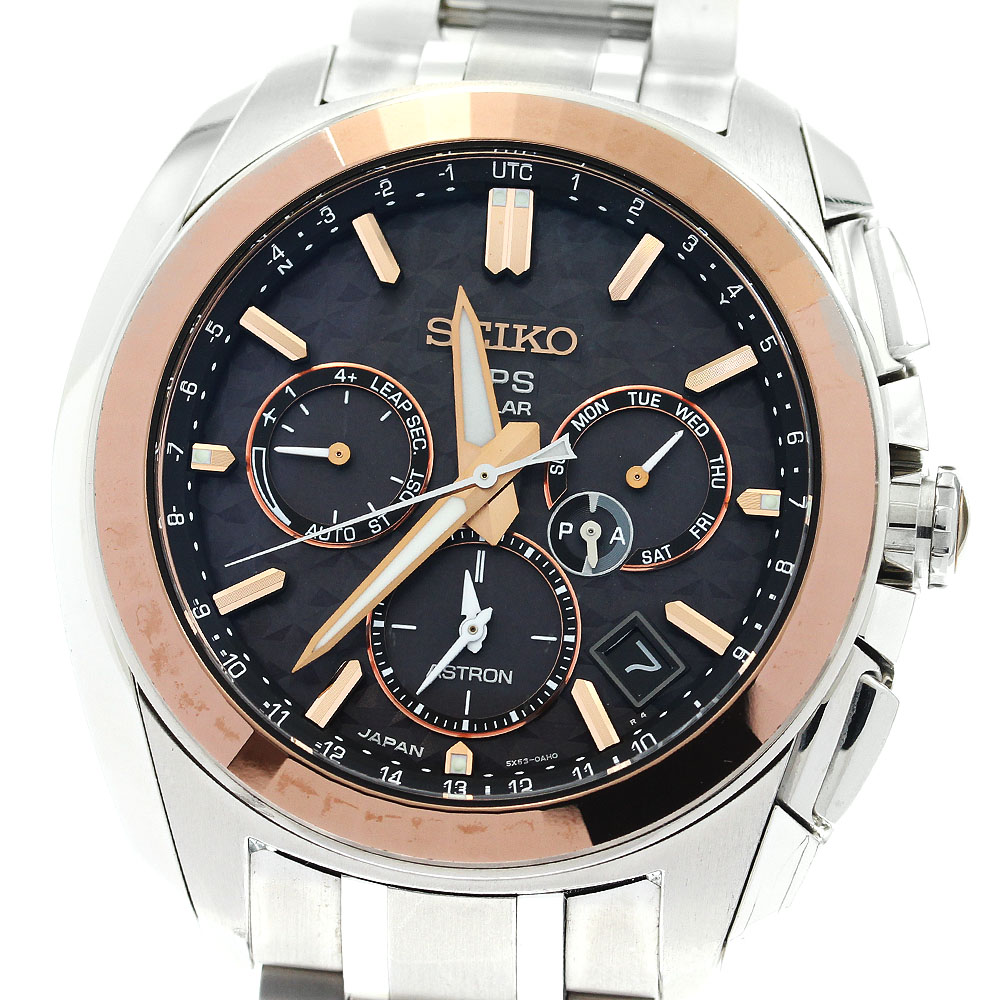 セイコー SEIKO SBXC035/5X53-0AG0 アストロン 50周年記念モデル 200本限定 ソーラー電波 メンズ _886574【中古】
