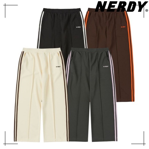 NERDY公式正規品 トラック ボトムス Womens NY Track Pants (24FW)